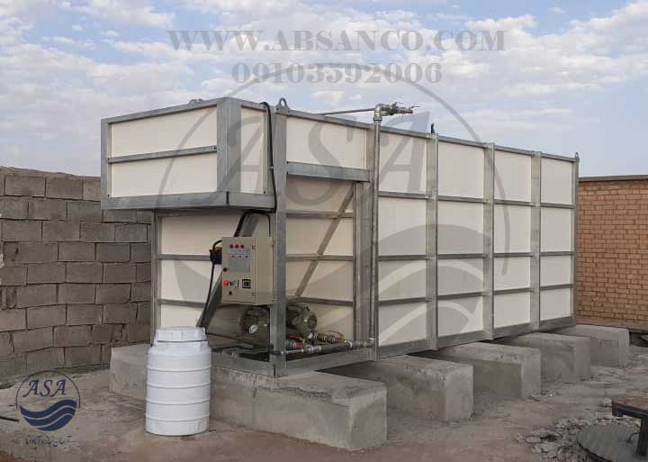 تصفیه خانه فاضلاب بهداشتی کارخانه موتورسازی پویا نیستانک