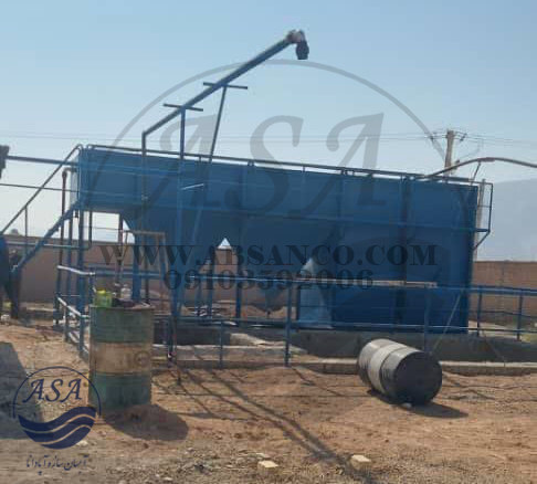 پکیج تصفیه فاضلاب بهداشتی شرکت فولاد ماهان